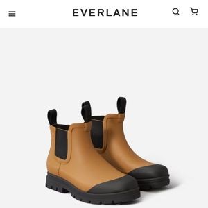 Everlane Rain Booties, size 10